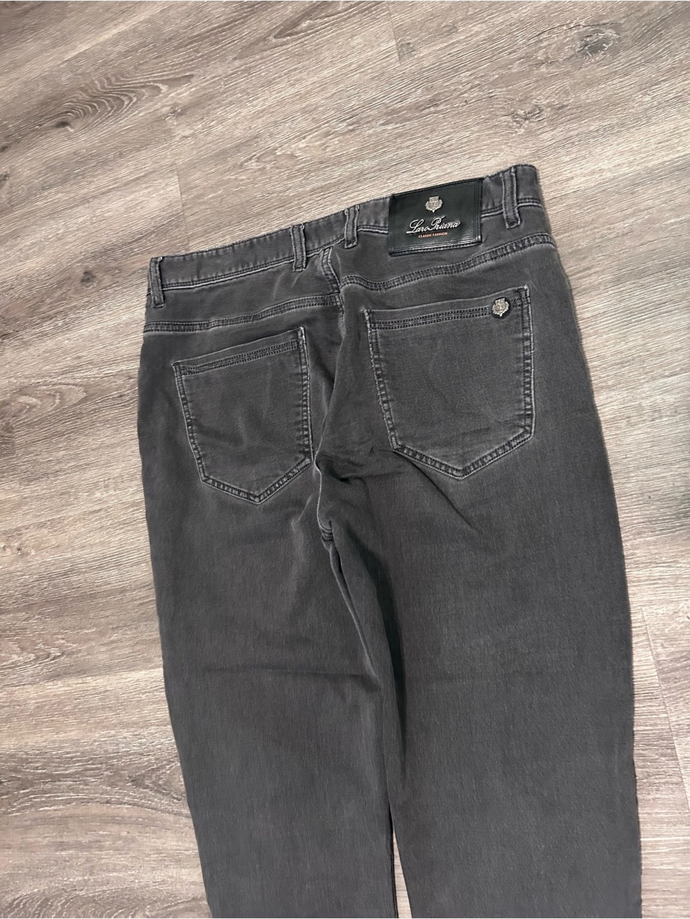 Loro Piana Black Jeans Pants Sz 34x26 Skinny Designer Luxury - Picture 4 of 16